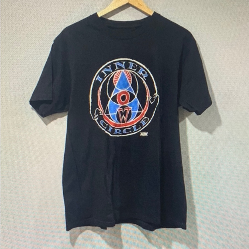 WWE Black Short Sleeve Tee with Emblem